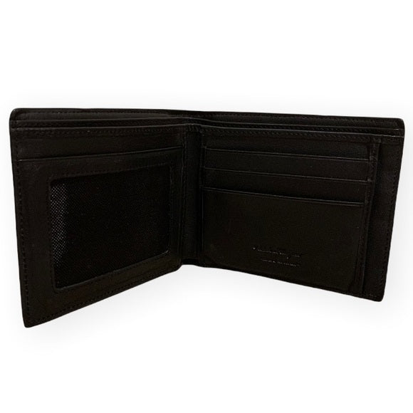 Salvatore Ferragamo Woven Leather Calfskin Bi-Fold Men’s Wallet
