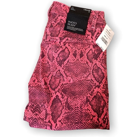 JBRAND Neon Pink Boa Pants