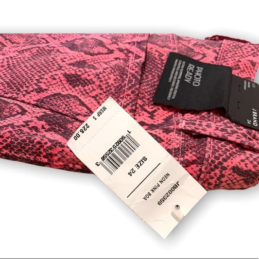 J Brand Neon Pink Boa Pants - photo 2 of 5