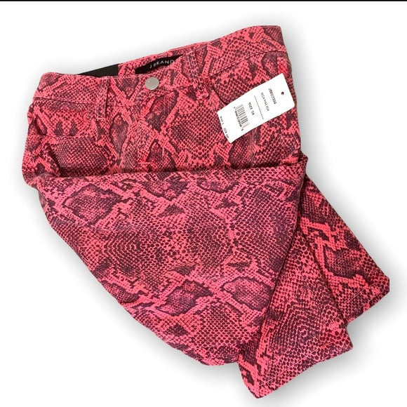 JBRAND Neon Pink Boa Pants