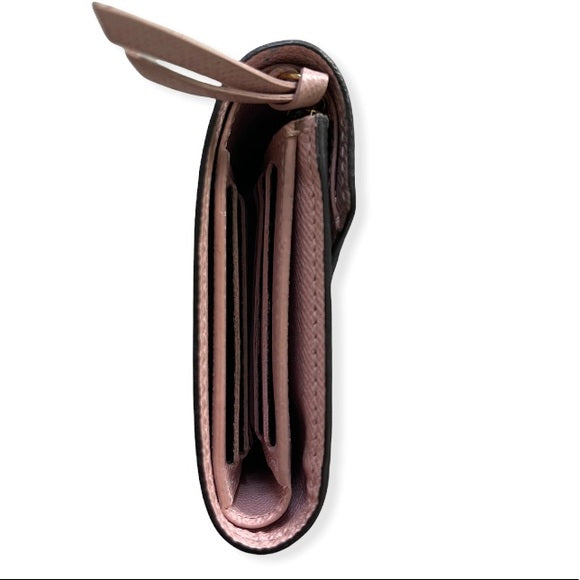 LOUIS VUITTON Monogram Victorine Wallet Rose Ballerine