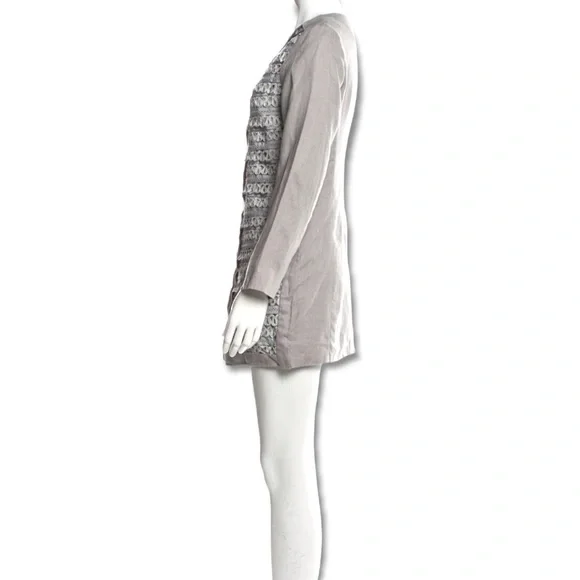 3.1 PHILLIP LIM Linen Printed Evening Jacket | Size: S |