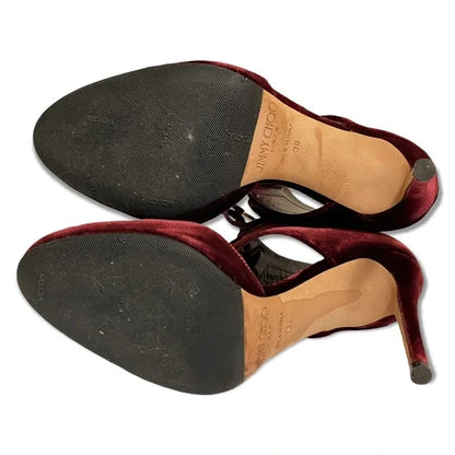 Jimmy Choo Velvet lace-up Tie Heels - photo 9 of 10