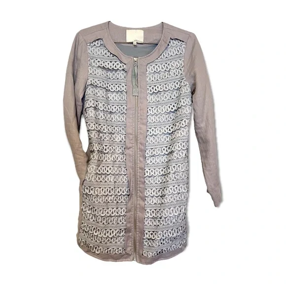 3.1 PHILLIP LIM Linen Printed Evening Jacket | Size: S |