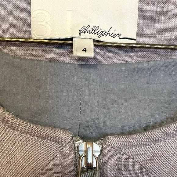 3.1 PHILLIP LIM Linen Printed Evening Jacket | Size: S |