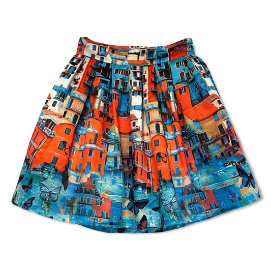 ALICE + OLIVIA Printed Mini Skirt | Size: XS |