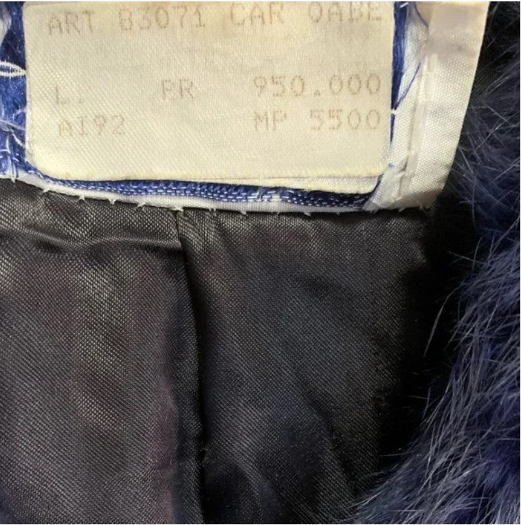 Vintage Les Copains Real Fox & Rabbit Fur Coat |Size IT42|